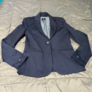 Gap Blazer Navy Blue Sport Coat Jacket With Some Marks On Back Women’s Size 2